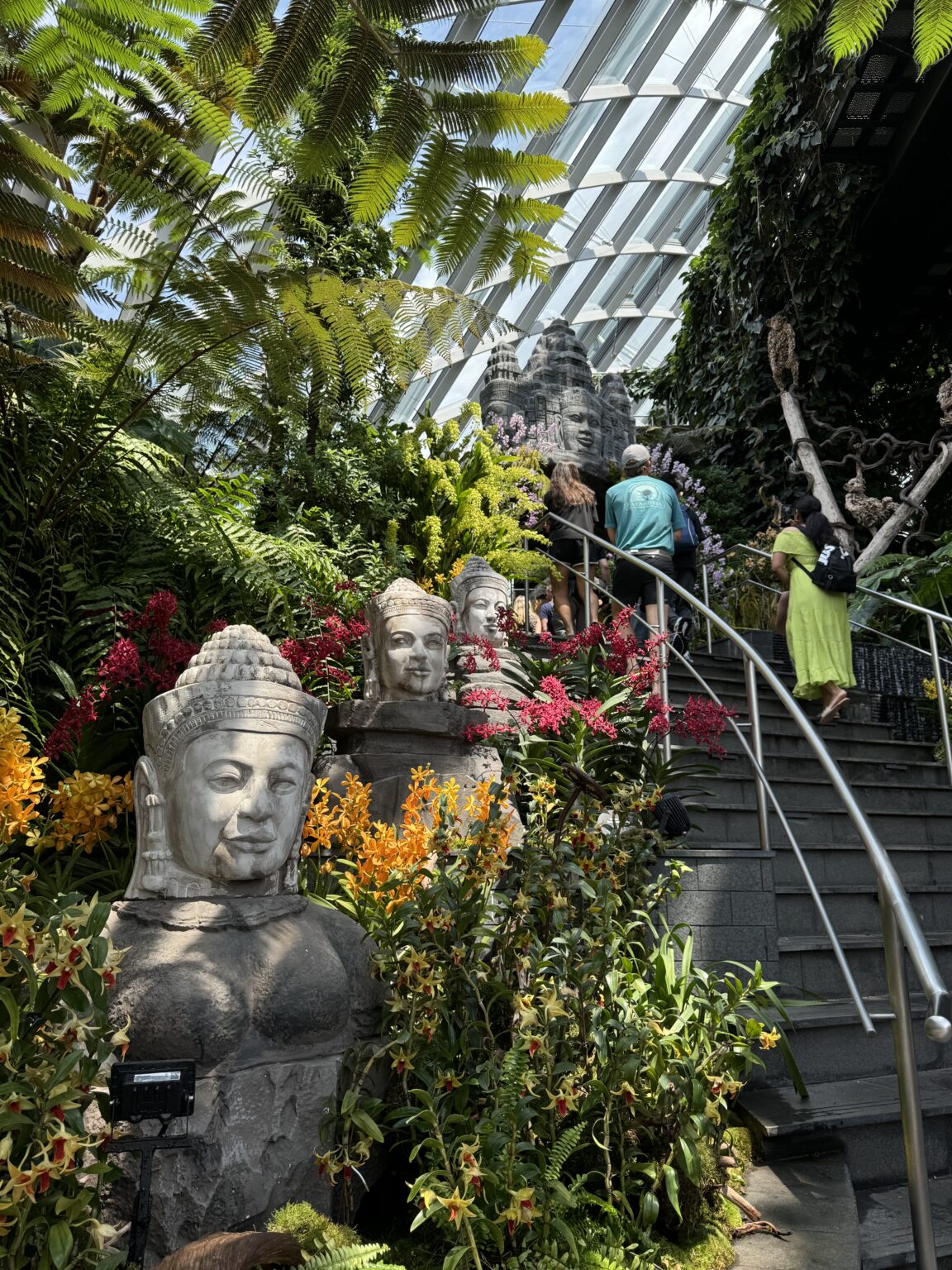 当館のスタッフがシンガポールの「Orchids of Angkor Wat